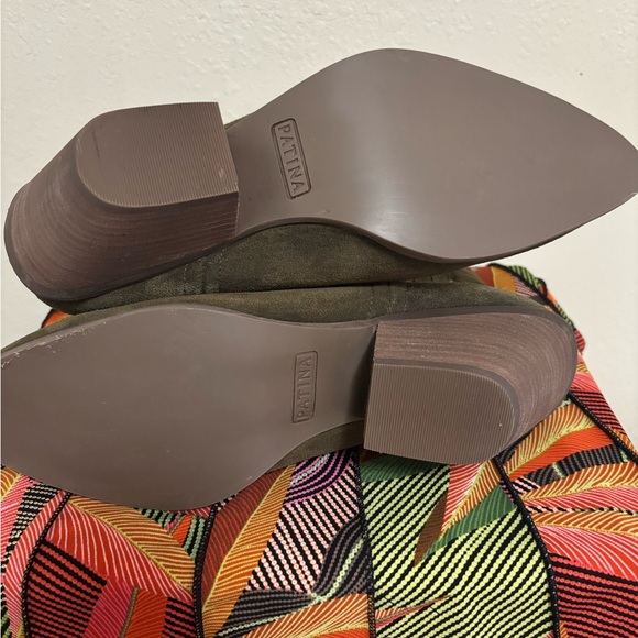 Patina suede boots - Picture 6 of 11